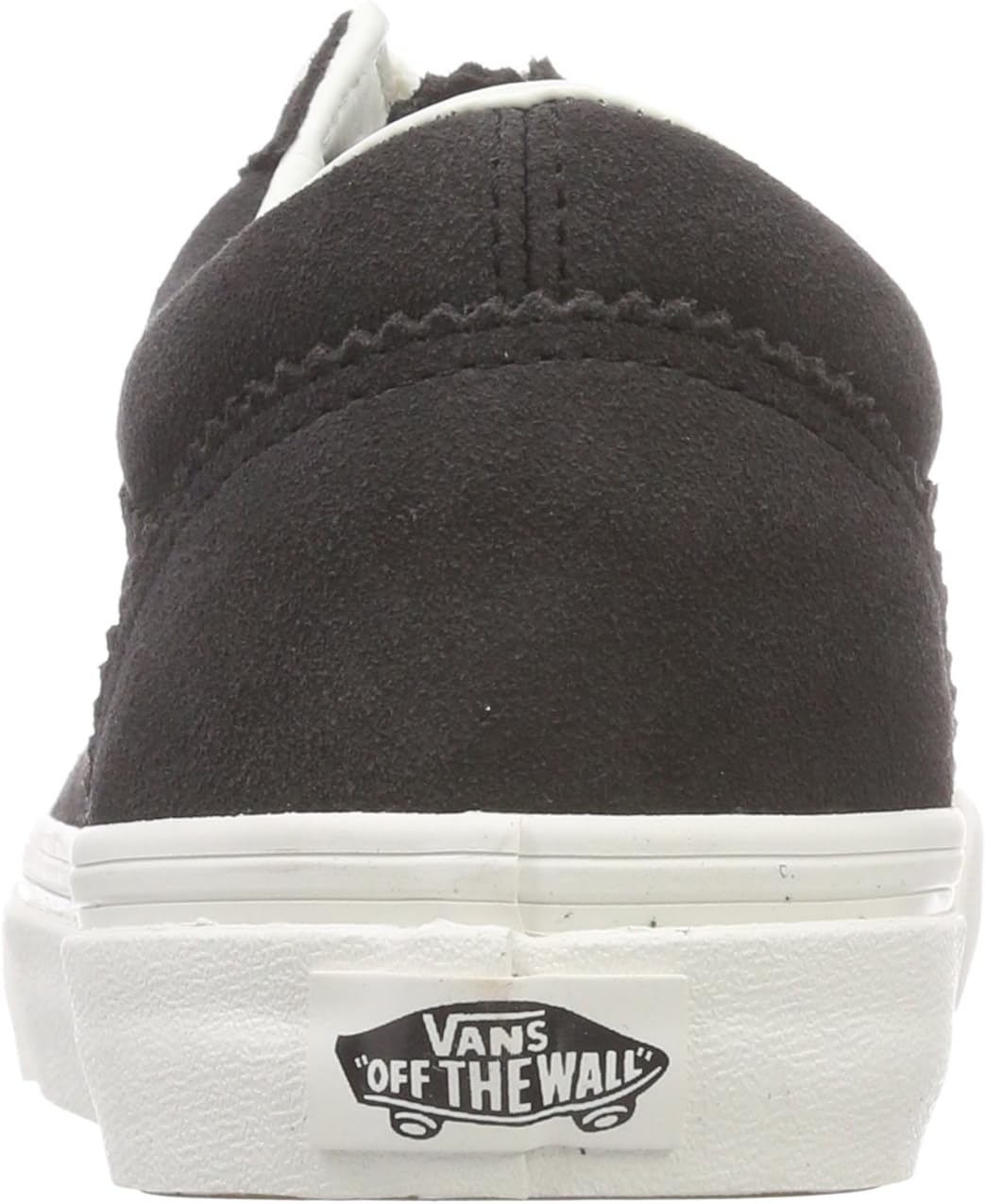 Vans Women's Low-Top Sneaker 7 UK Black Pinked Suede Licorice Blanc De Blanc Qe2