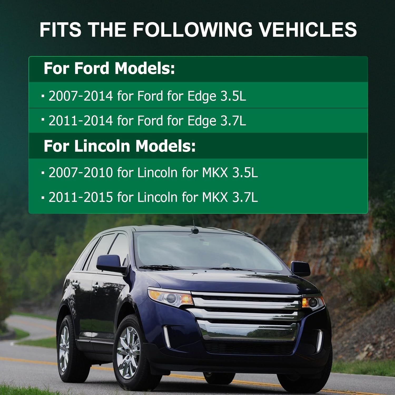 SCITOO Engine Motor Tansmission Mount Set for Ford for Edge 3.5L 2007-2014, for Lincoln for MKX 3.5L 2007-2010 Replace A5342 A5431 A5605