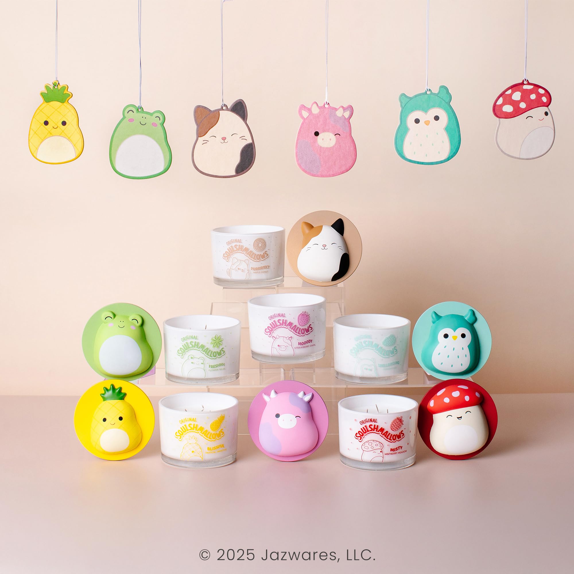 Amazon.com: Studio Oh! x Squishmallow Cam Hanging Car Air