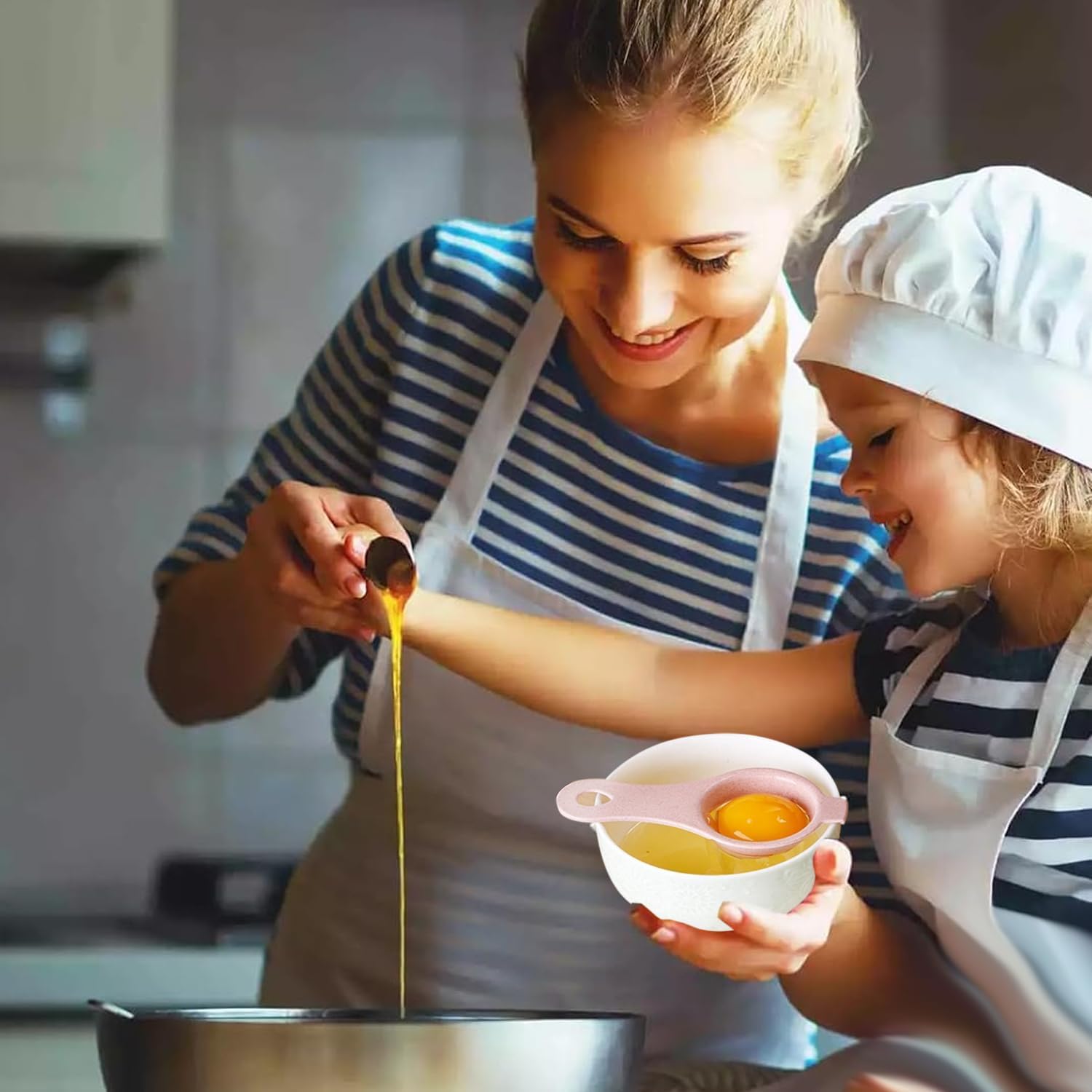 Egg Separator Tool - Yolk and White Separator, Baking Gadget