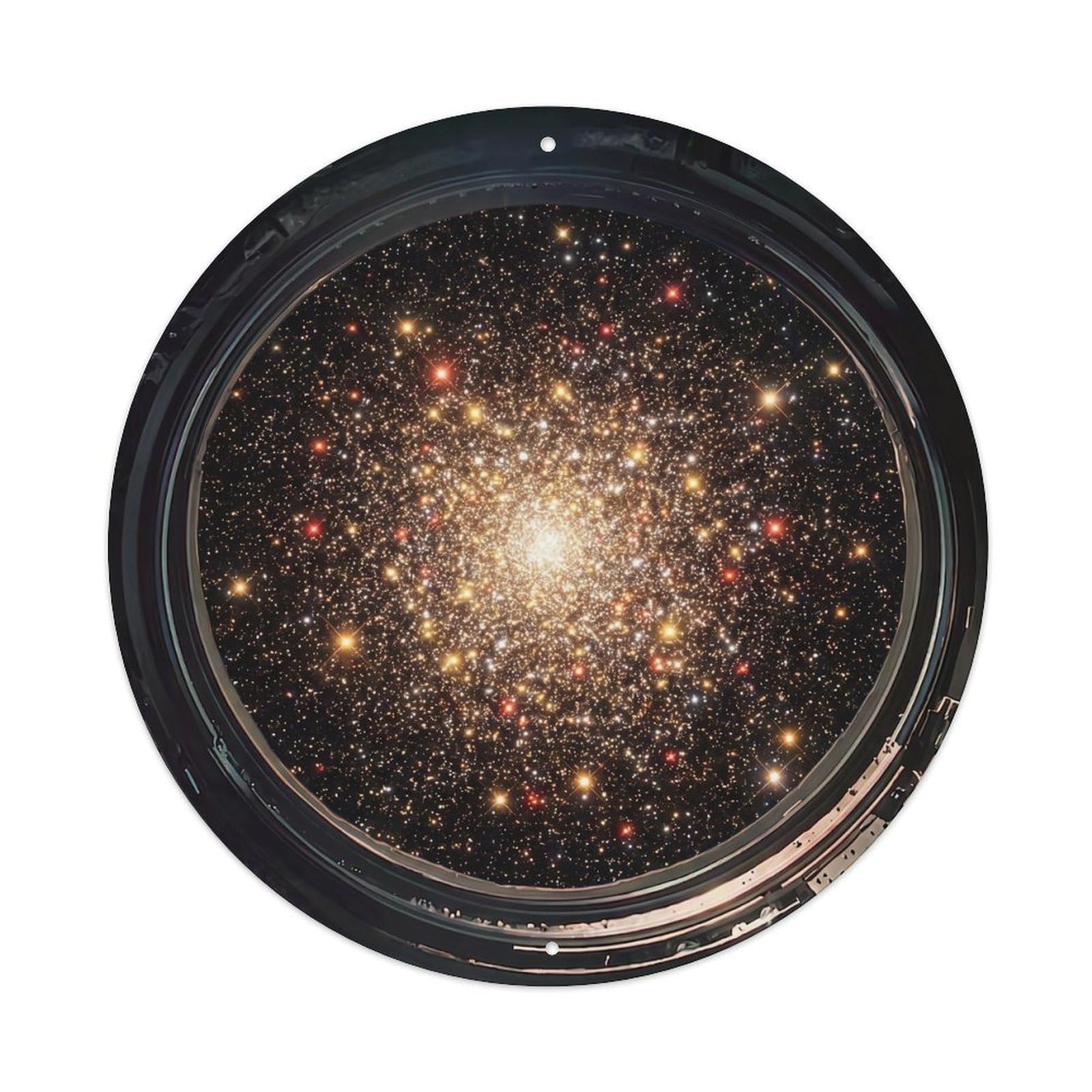 Globular Cluster View Metal Tin Sign