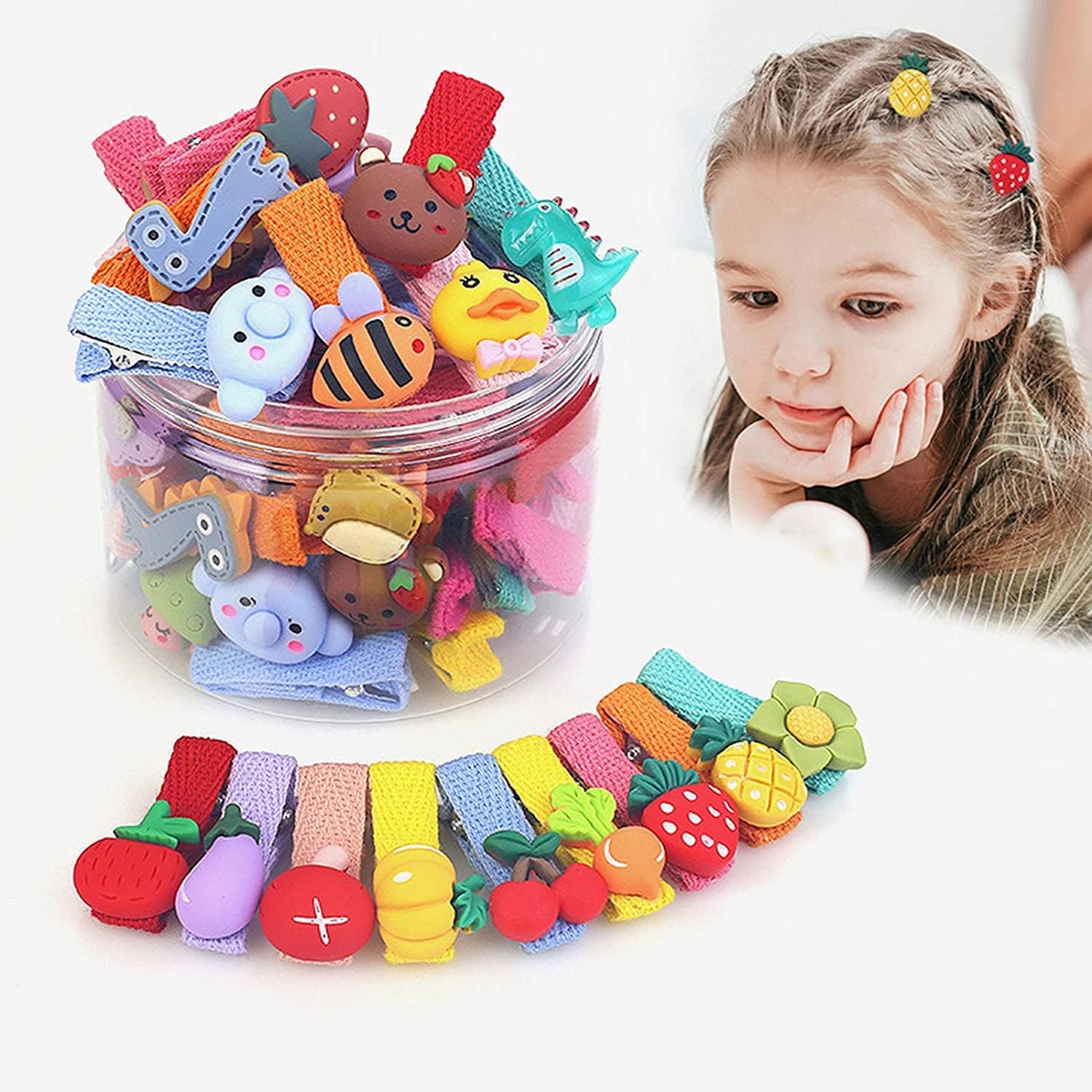 Hair Clips for Girls Kids Hair Clip Hair Accessories for Girls Set of 26 PCS Cute Animal Characters Hair Clips (B0D1KMZQSZ) Amazon Price History, Amazon Price Tracker