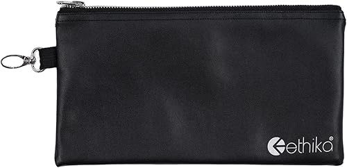 Ethika Bank Bag Premium | Black Paisley (BLK, ONS)