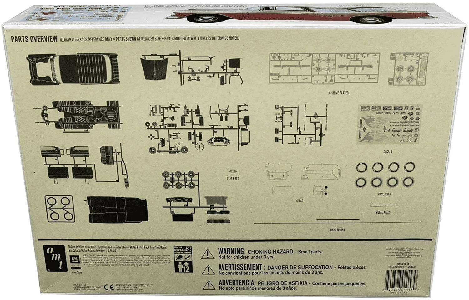 Chevrolet Nomad Wagon 1955 Kit Plastique Maquette
