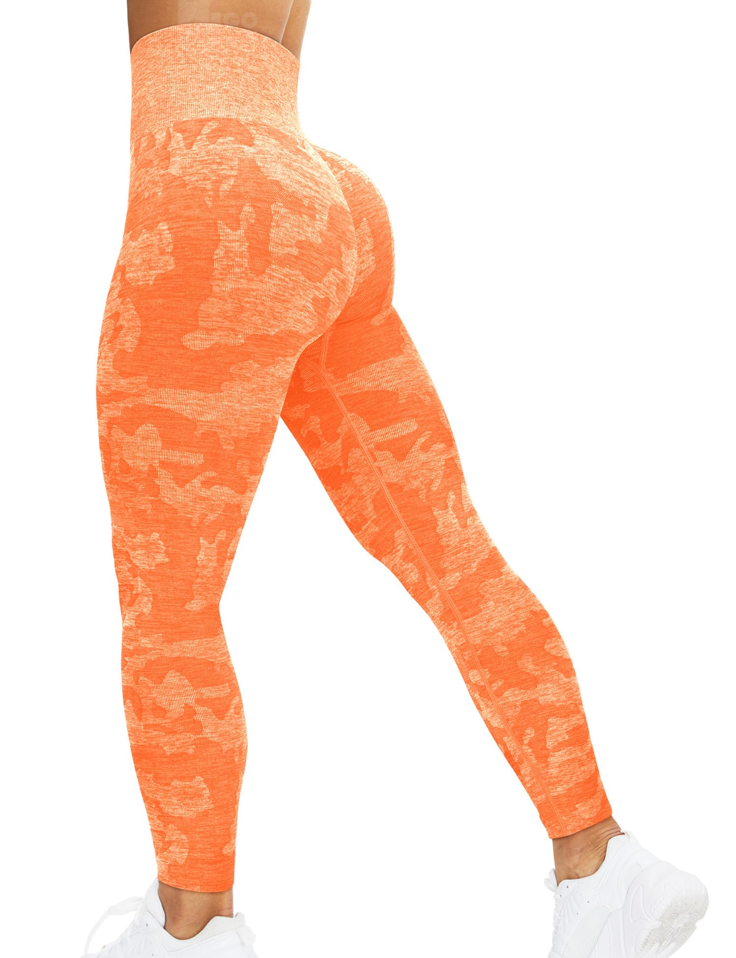 HIGORUN Women Seamless Leggings Smile Contour High Waist Workout Gym Yoga Pants