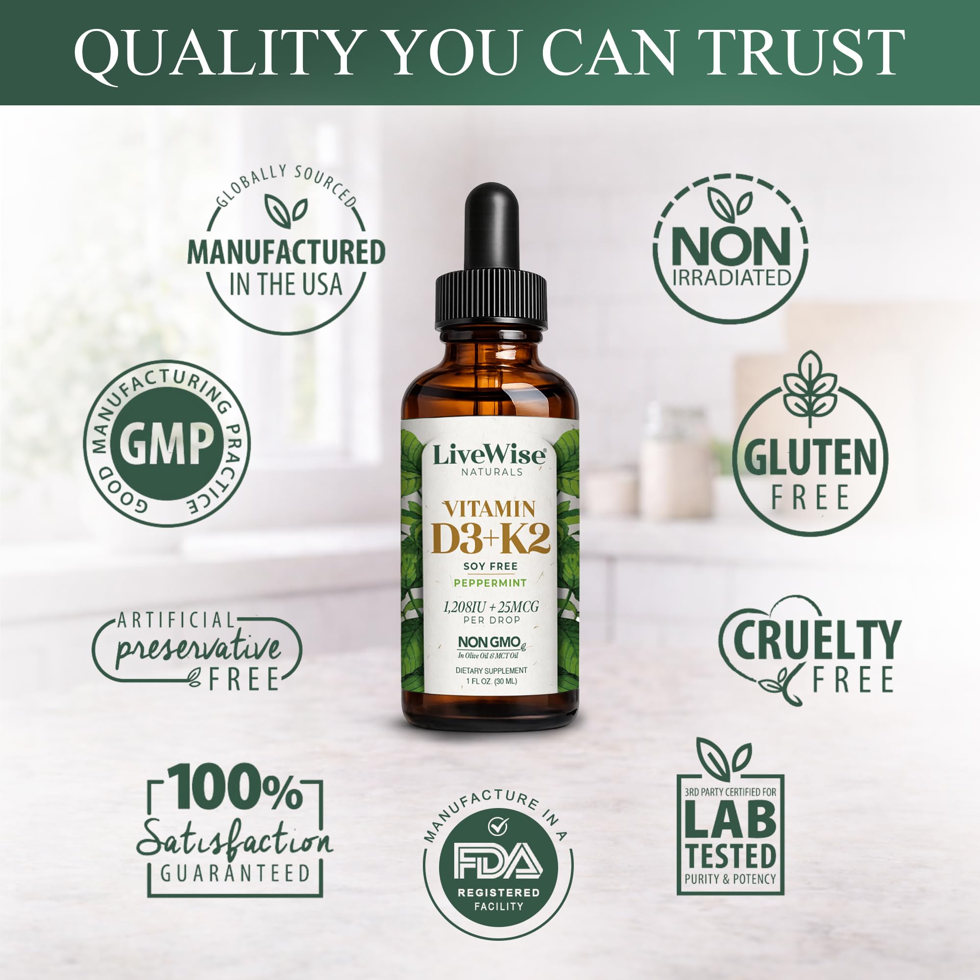 Live Wise Naturals Vitamin D3 K2 (MK-7) Peppermint Drops for Adults — Amazon image 7