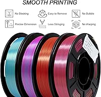 Vista 3 de Yousu Seda de Doble Color Filamento PLA para 3D Impresora Filamento Coextrusión PLA Multicolor Filamento PLA 1.75mm (± 0.03 mm) Compatible