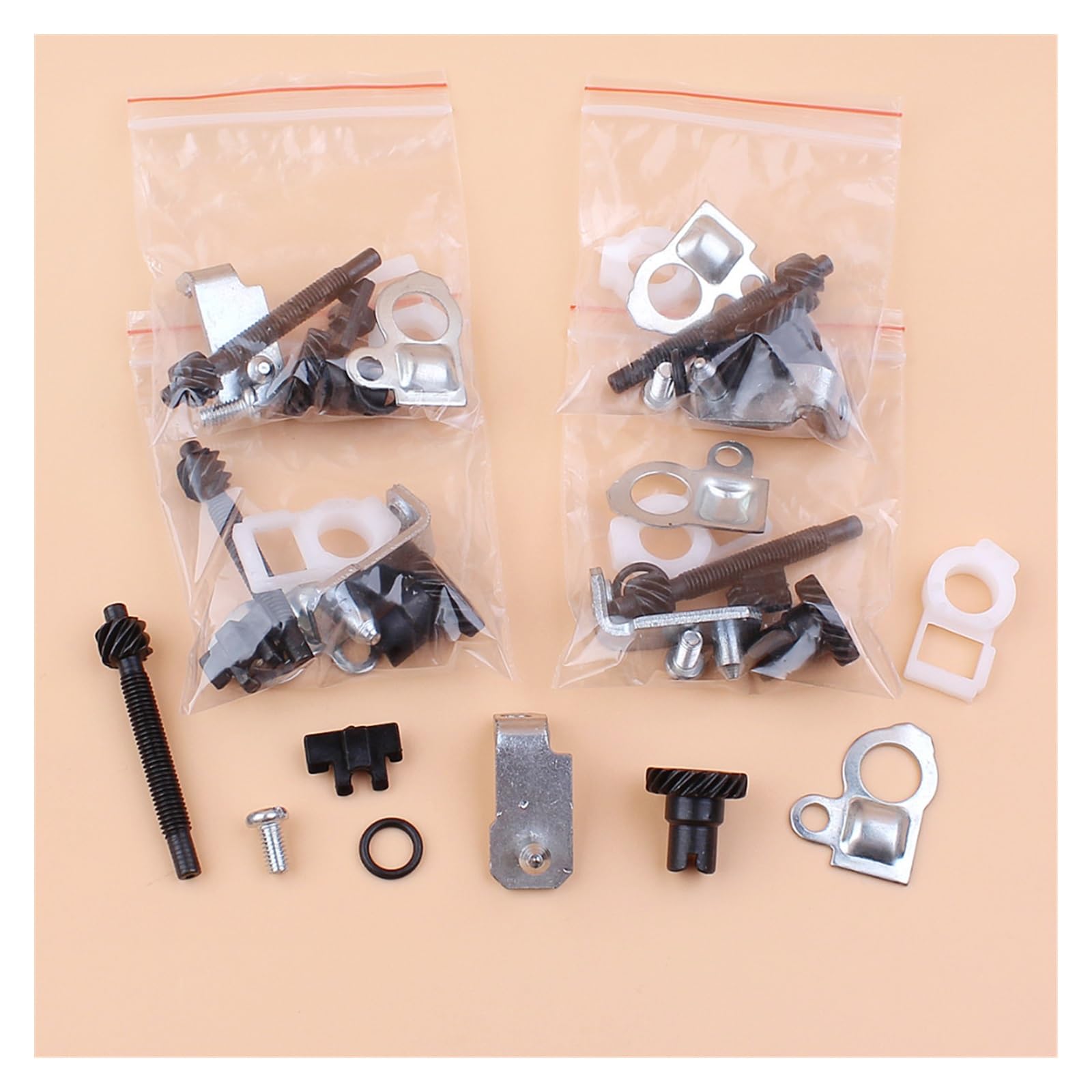Ajustador de Tensor de Cadena de 5 Piezas Apto for Stihl 026 034 036 046 064 066 ms240 ms340 ms360 ms640 ms660 Repuestos de Motosierra 11250071021