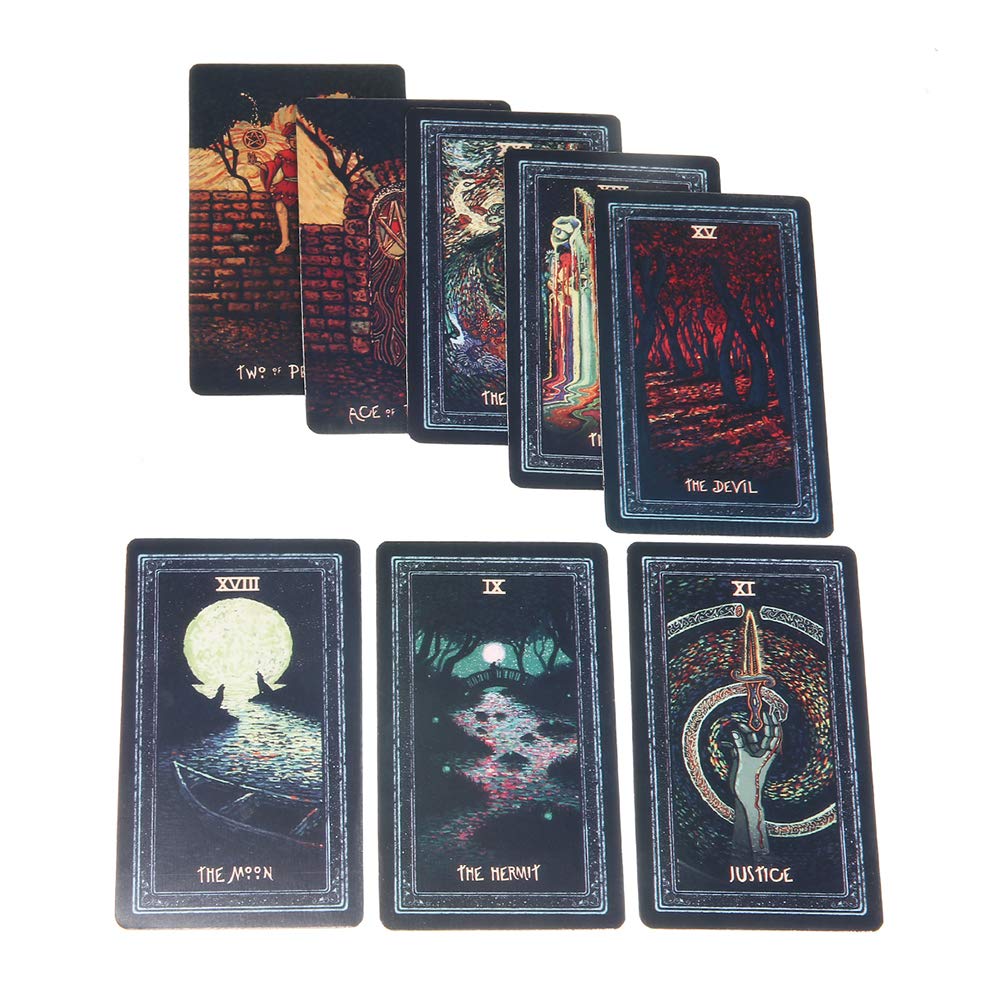 Buy Prisma Tarot Cards 2020 Full English Deck Tarot Cards DIY Silver