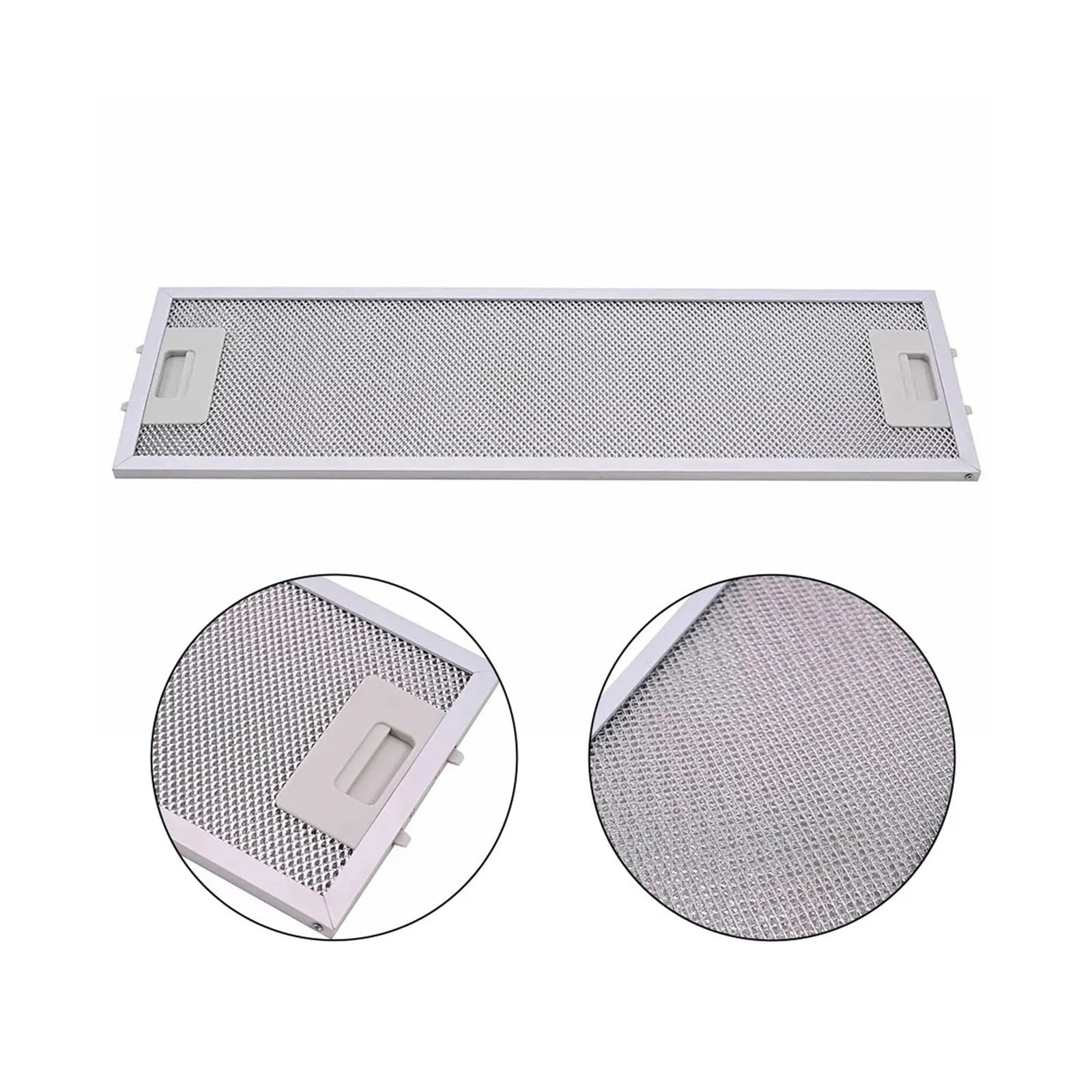 Filtro De Campana Extractora, Compatible Con Euromaid, IAG9SE4 RS6W RSFR8S RS6S 525x162x9mm, Malla De Aluminio for Electrodomésticos