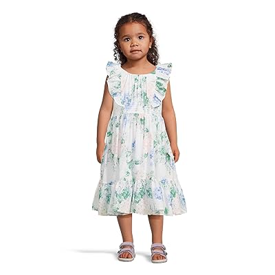 Janie and Jack Floral Spring Dress (toddler/Little Kid/Big Kid) Girl