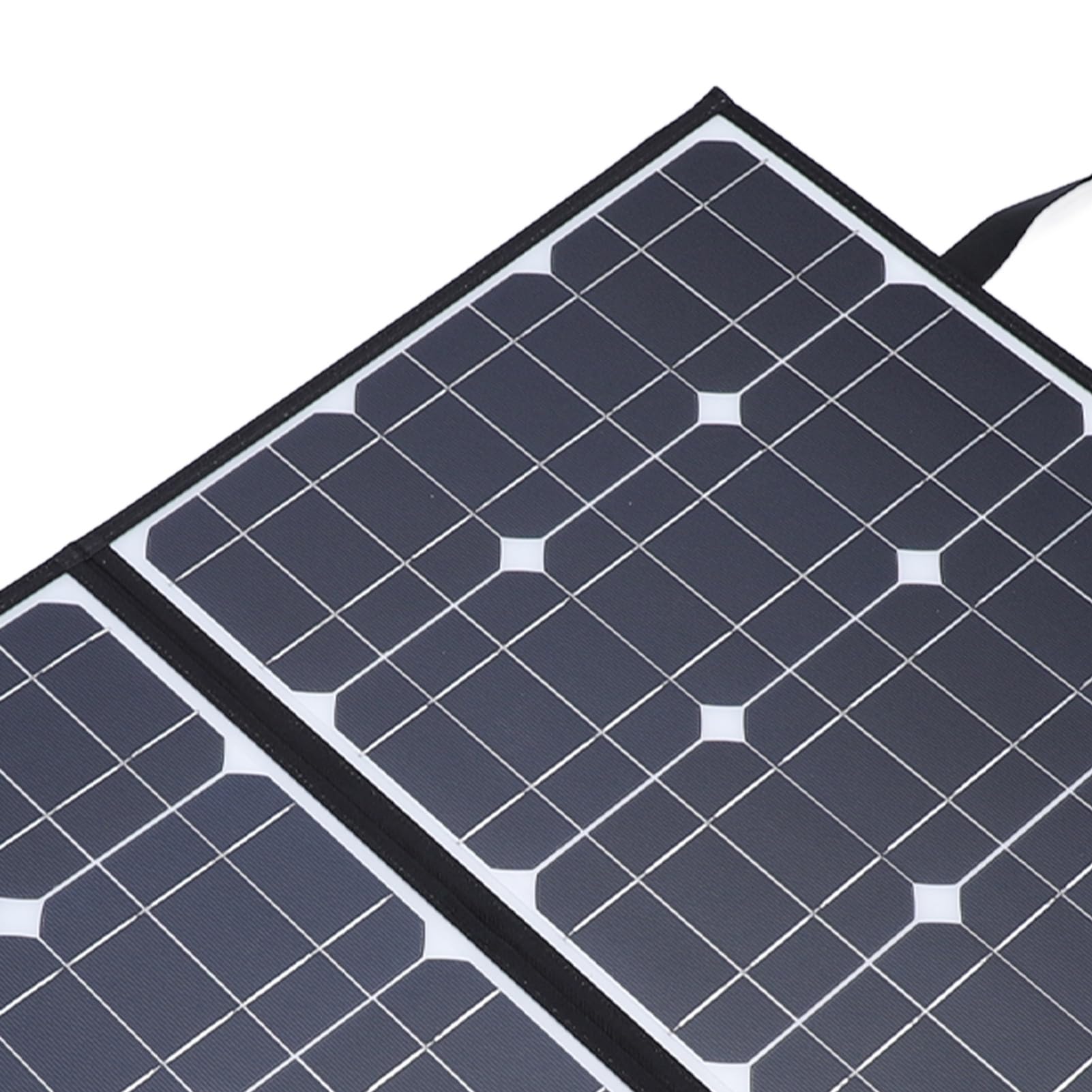 Pannello Solare Pieghevole Monocristallino da 200 W con Efficienza del 23% - Caricatore Solare Portatile per Escursioni in Campeggio con Doppia Uscita USB Tipo C e Guida Angolare Leggero