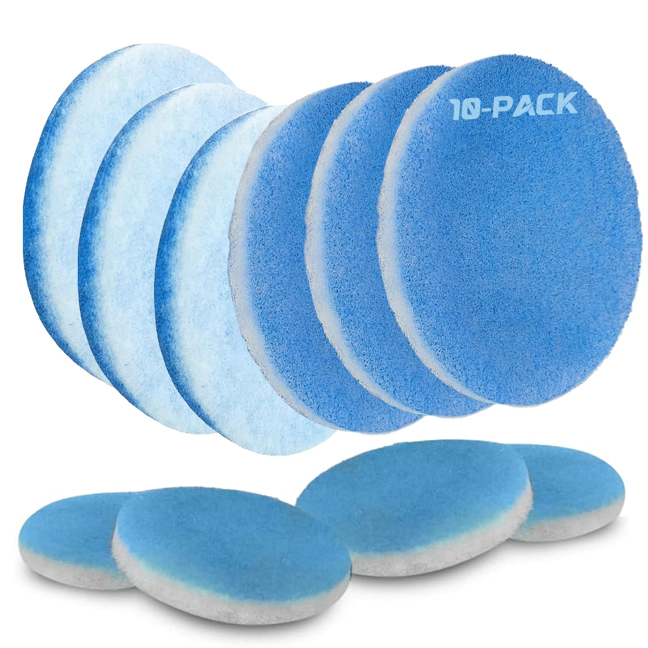 AGradify 10 Pack RV Air Duct AC Filters 5.25" Round MERV 8 Rated RV AC Vent Replacement Filters