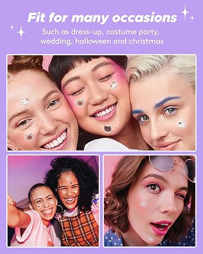 Miniatura 7 de LitBear Parche para acné, parche para espinillas, parche de cubierta absorbente de acné en forma de panda, parches hidrocoloides para acné con