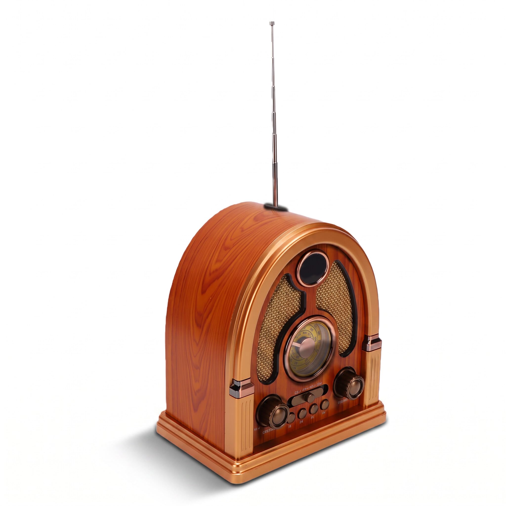 Sxhlseller Radio Am FM SW Portátil Vintage (Yellow)