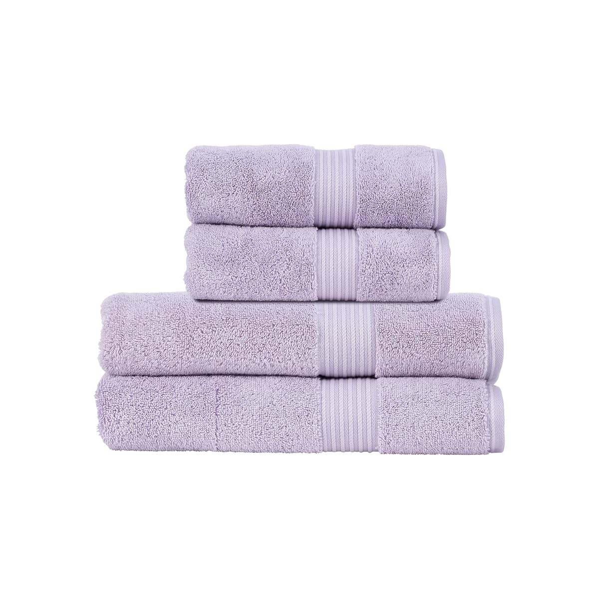 Christy Supreme Hygro 2 Hand Towels Set | Blush Pink | 100% Luxury Supima Cotton | Ultra Soft | Super Absorbent | 650GSM | Plush and Long Lasting — view 132