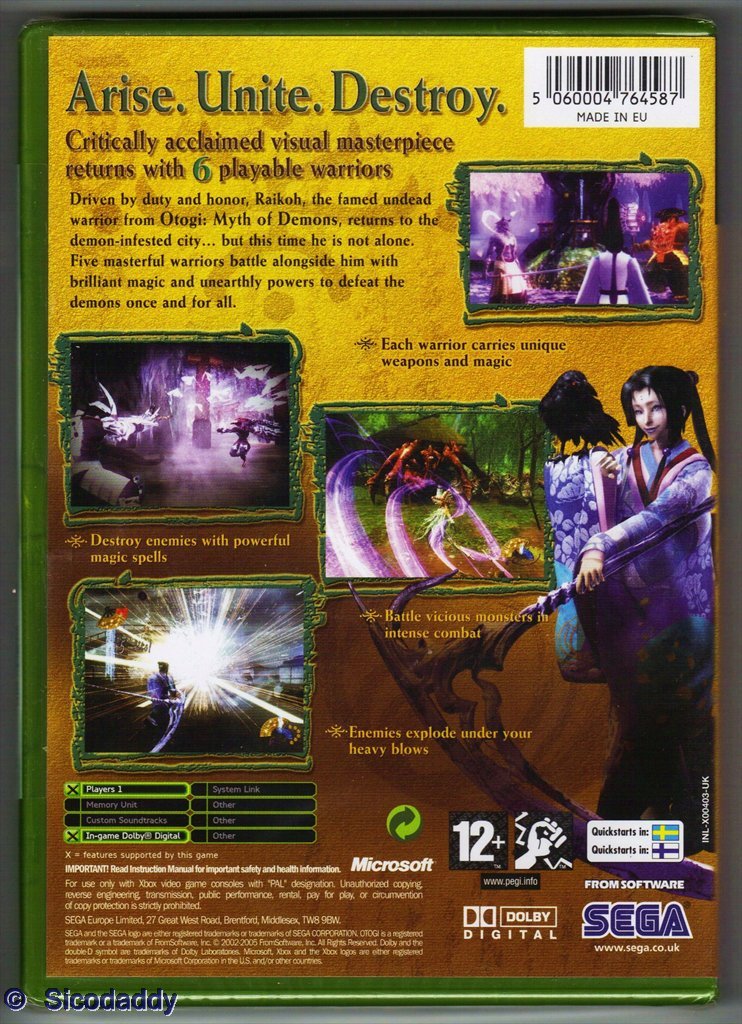 Amazon.com: OTOGI 2 (XBOX) : Video Games