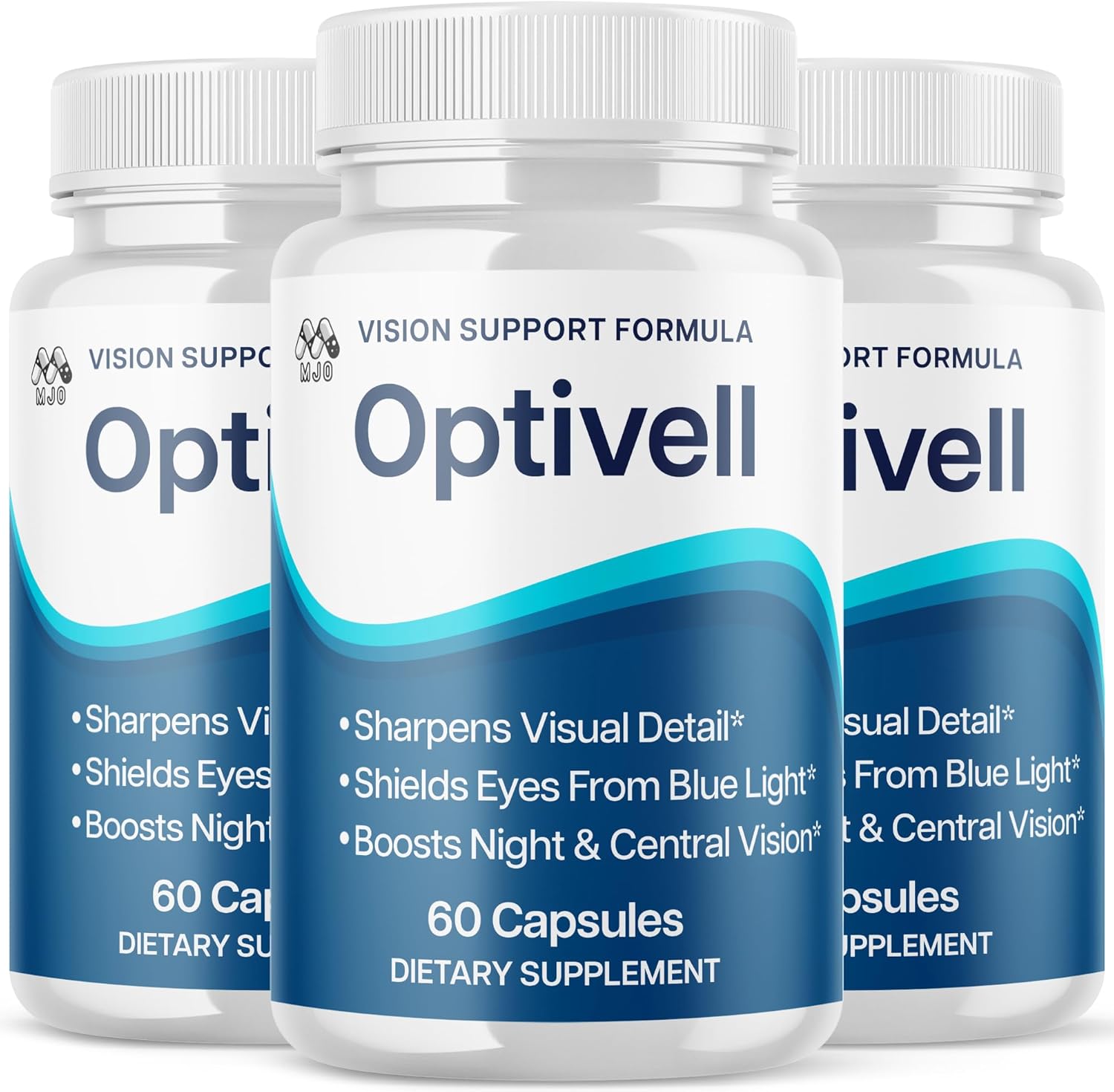 (3 Pack) Optivell Eye Capsules, Official Optivell Eye Vitamin Pills with All Natural Ingredients, Advanced Vision Formula Supplement Pills Supporting Ocular Health & Wellness Naturally (180 Capsules)