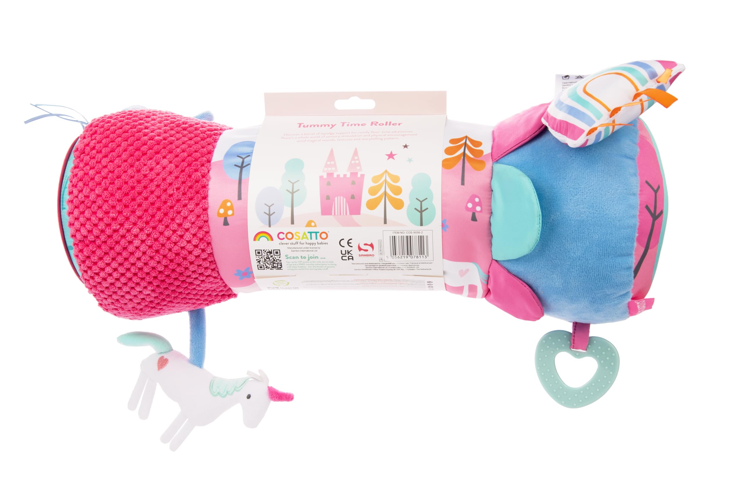 Cosatto Interactive Tummy Time Roller Pillow, Various, Medium