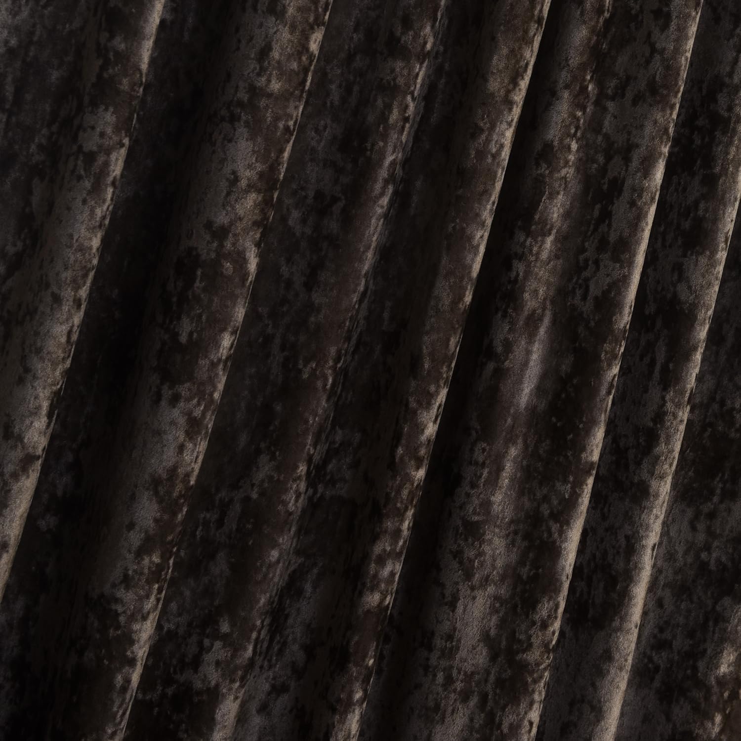 Brown Velvet Curtains 84 inches Long Luxury Back Tab Thermal Insulated Room Darkening Window Drapes for Living Room/Bedroom, W52 x L84, 2 Panels