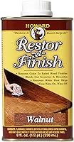 Vista 1 de Howard - Restor-A-Finish: Restaura tus acabados de madera de nogal. Repara arañazos, elimina manchas, anillos de calor o agua y más. Seguro