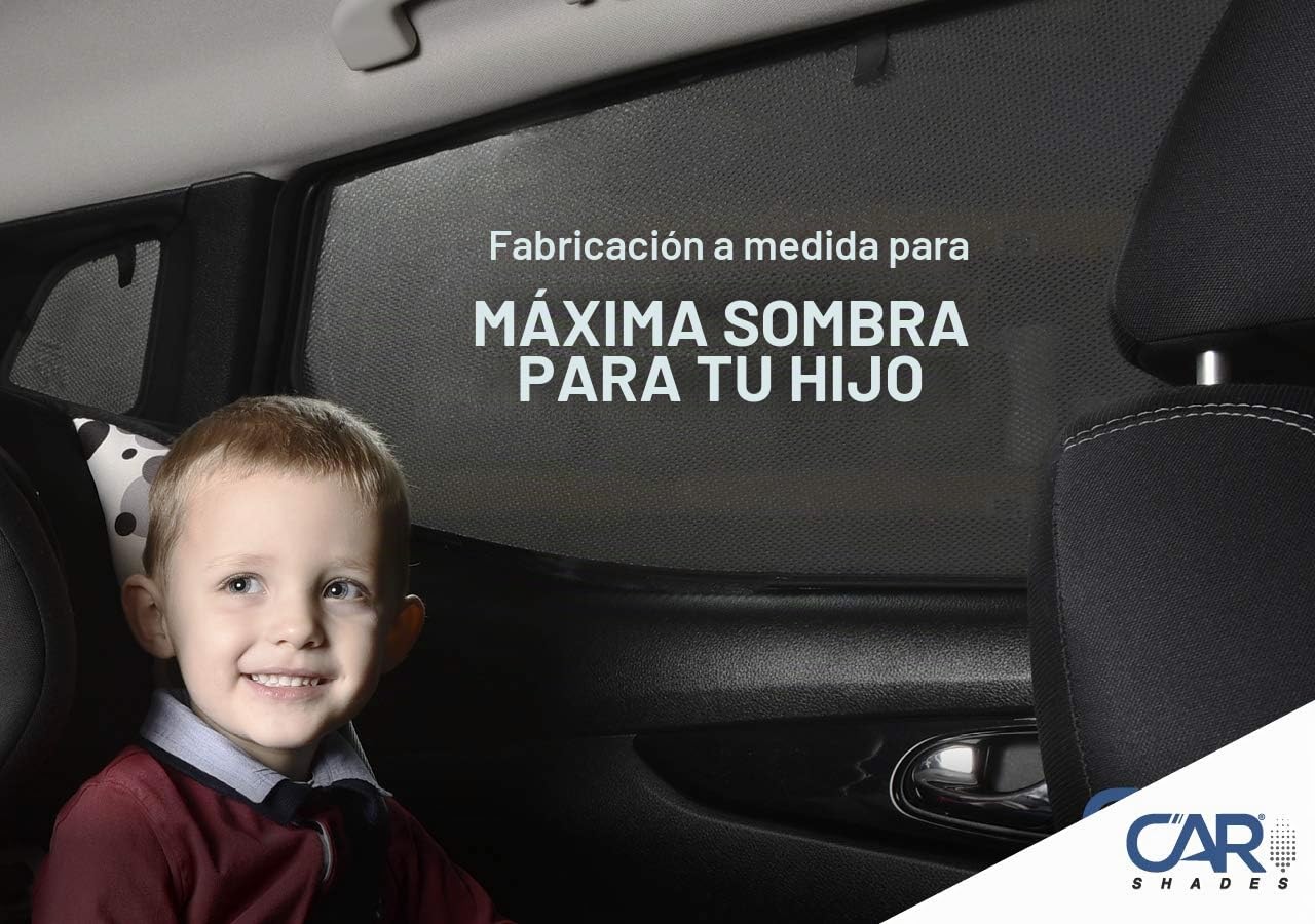 Juego de Car Shades (Puertas traseras) Compatible con Volkswagen Golf VII 5-Puertas 2013-2020 (2-Partes) cortinillas Parasol a Medida