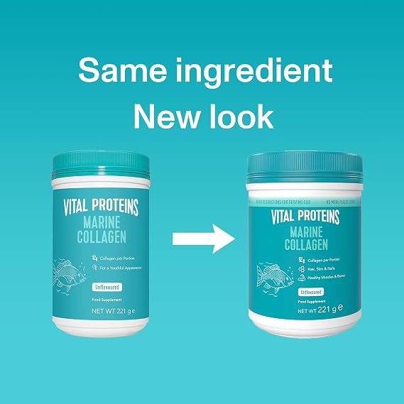 Vital Proteins Marine Collagen Peptides Powder,Unflavoured,221g