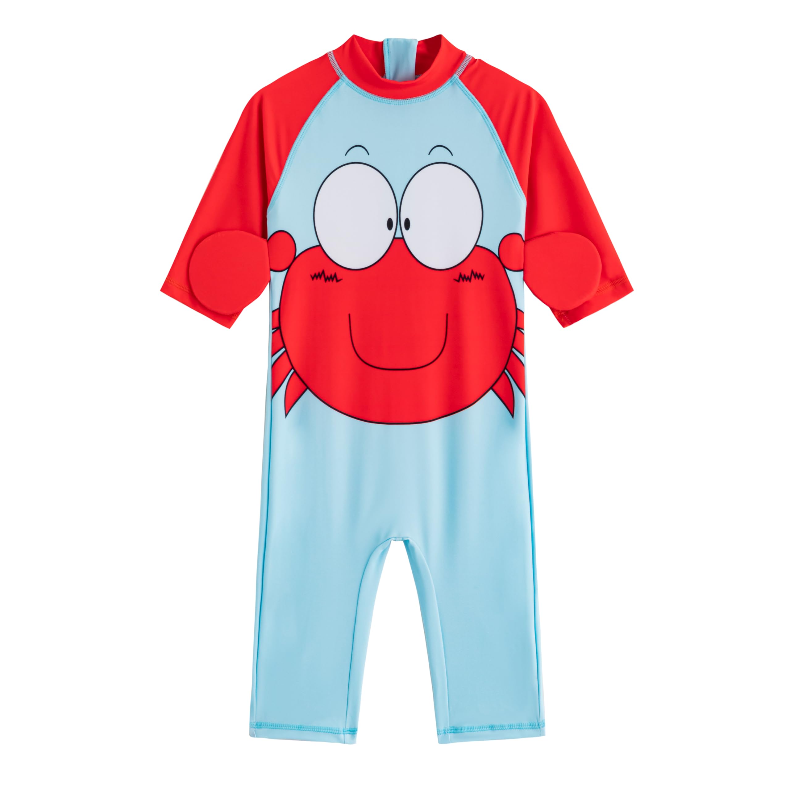 LIZENS Boys One Piece Swimsuit Long Sleeve Boys Swimwear Rash Guard Suit Kids