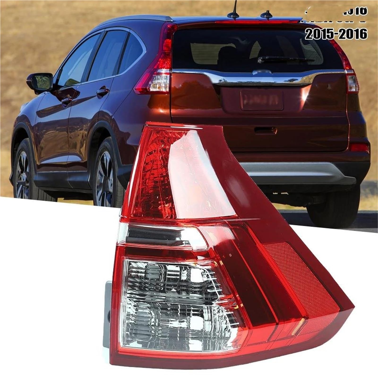 LED Piloto Trasero Luz Trasera Izquierda/derecha Para CRV 2015-2016 Luz Trasera Luz De Freno Pilotos Traseros(Tallightset-let)