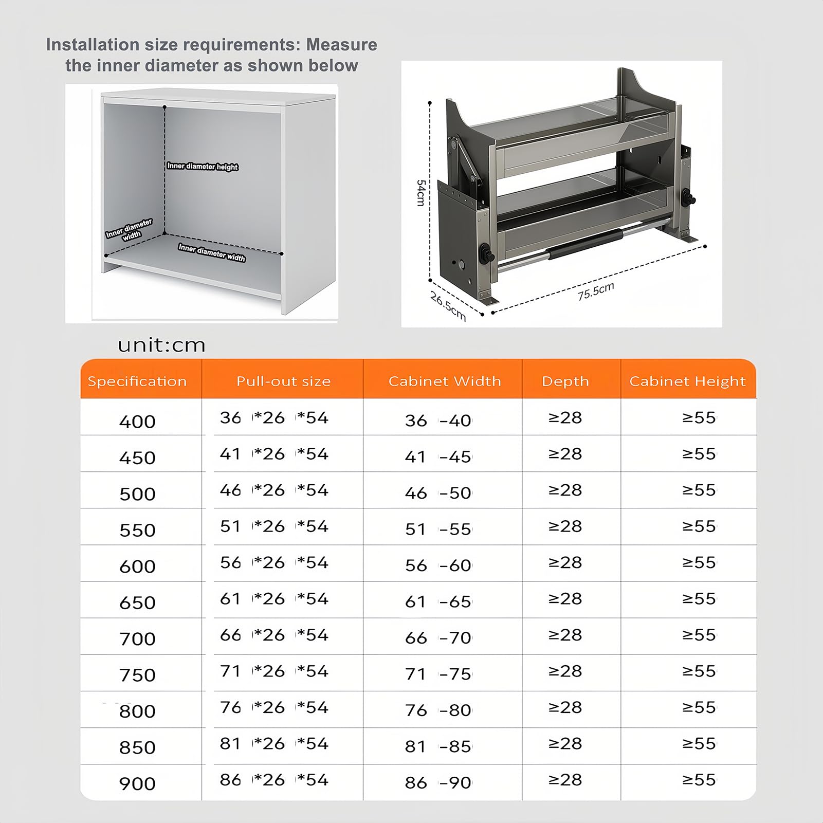 Organizador de gabinete extraíble, cesta de elevación de cocina para almacenamiento de armario de pared superior, ideal para organización de cocina, bar y cafetería