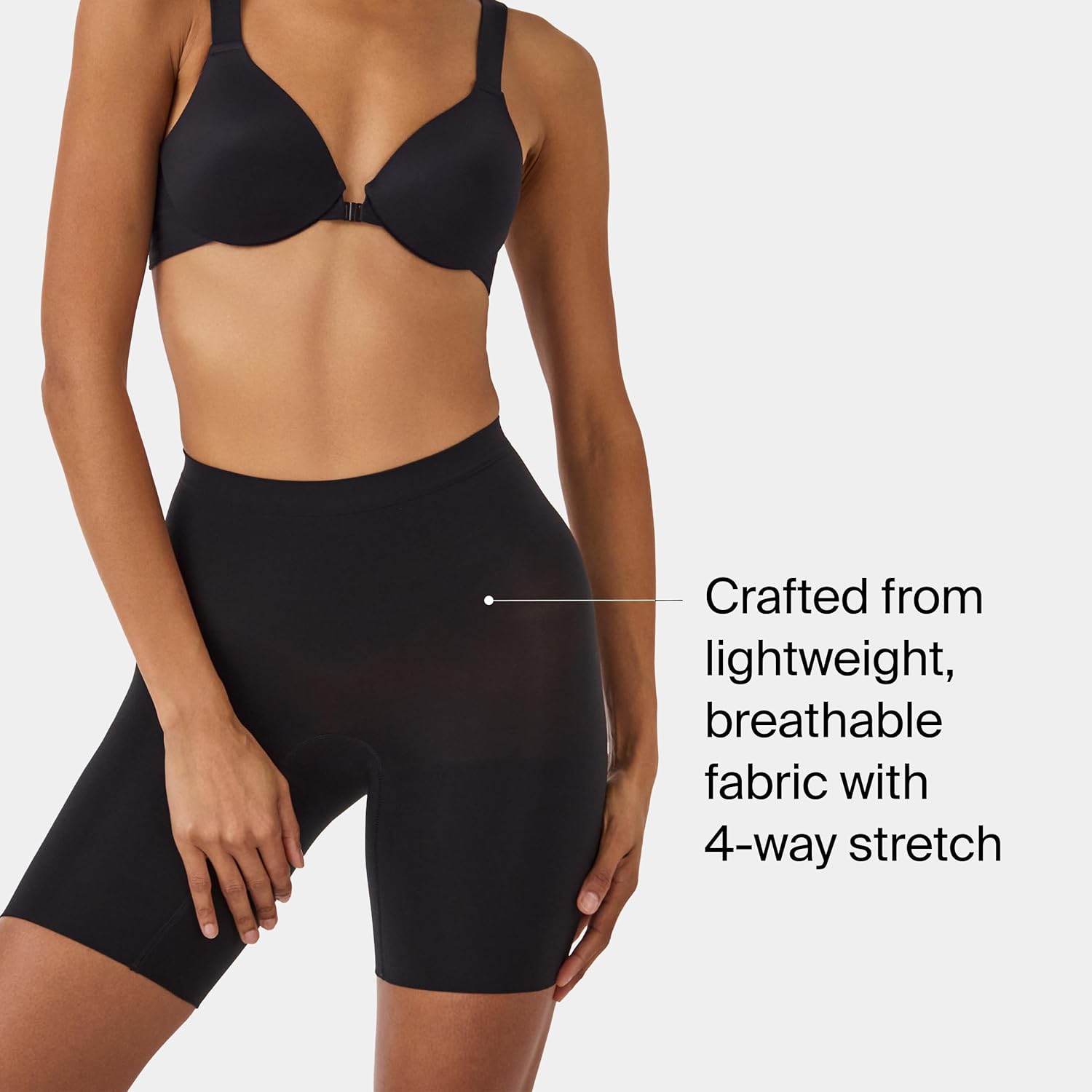 SPANX SPANXsculpt Power Series Mid-Thigh Short - Core Shapewear - Lightweight, All-Day Shaping & Support - Image 3