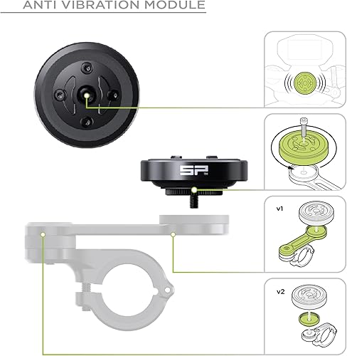 Miniatura 6 de SP CONNECT Moto Bundle II con módulo antivibraciones  SPC+  Compatible con iPhone 15 Pro  Soporte de teléfono para motocicleta  Soporte de teléfono