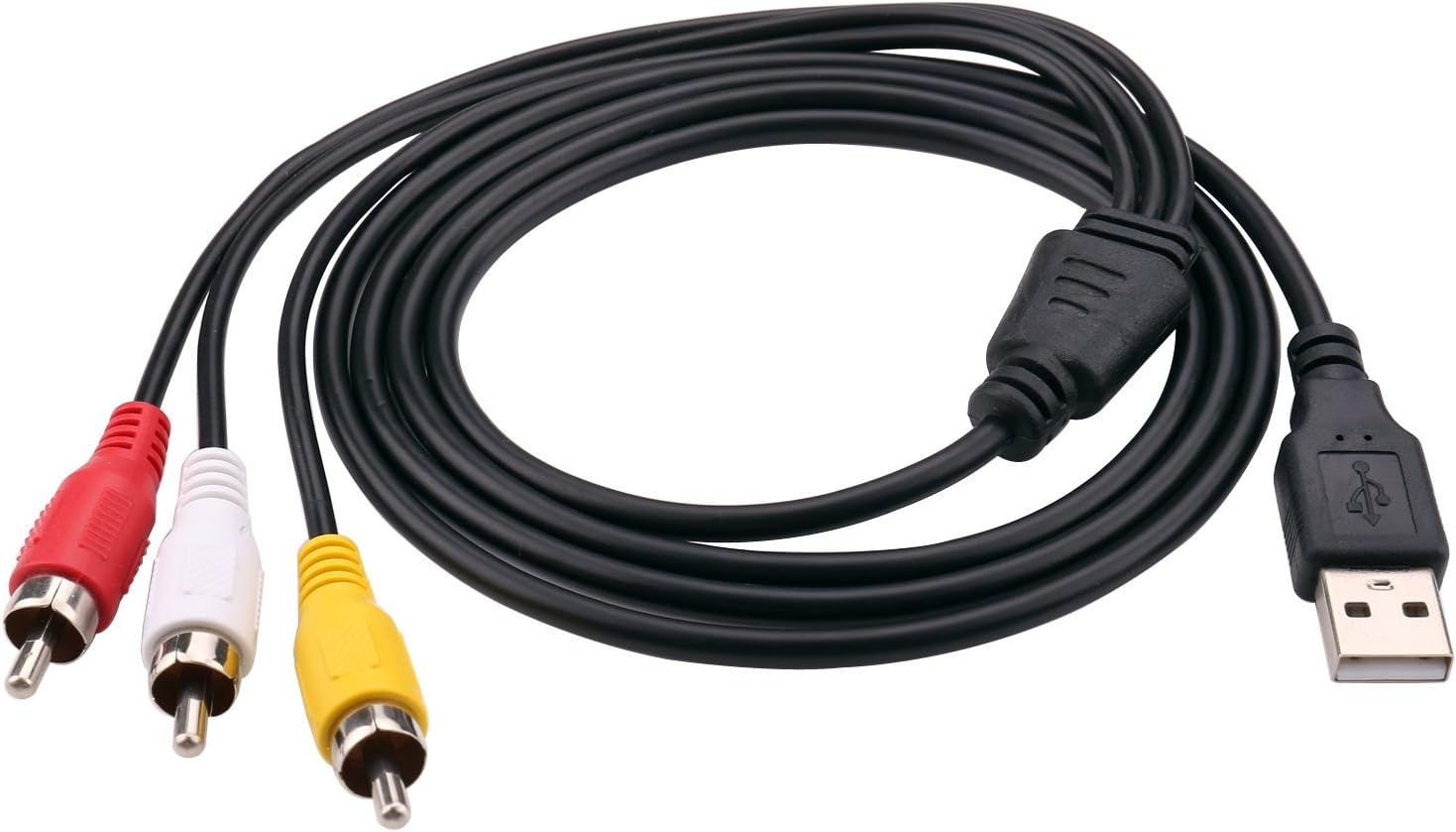 Discount 70% USB to 3RCA Cable, iGreely 1.5m USB Male to 3 RCA Male Jack Splitter Audio Video AV Composite Adapter Cable for TV/Mac/PC Cheap USB to 3RCA Cable, iGreely 1.5m USB Male to 3 RCA Male Jack Splitter Audio Video AV Composite Adapter Cable for TV/Mac/PC