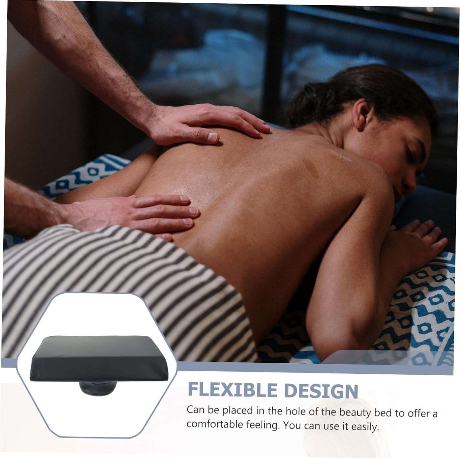 1set Massage Table Headrest Pillow Comfortable for Spa and Use High-Grade Material and Skin-Friendly for Massage Beds and Beauty Tables