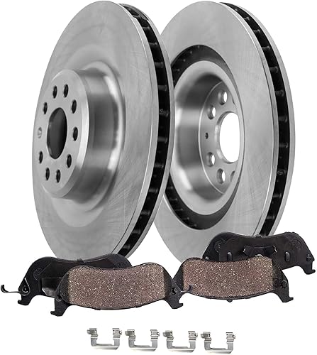 Miniatura 15 de Detroit Axle - Kit de freno trasero para Chevy Equinox Captiva Sport GMC Terrain Pontiac Torrent Saturn Vue Pinzas de freno de disco con soportes