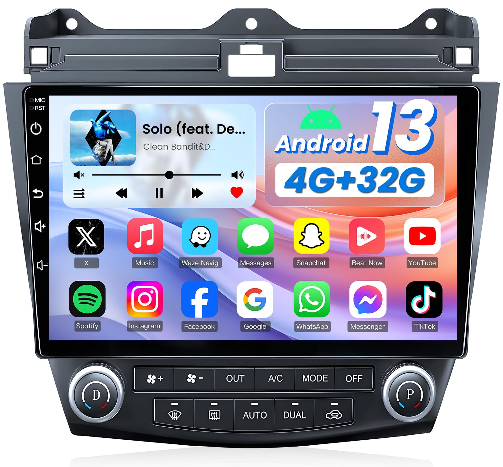 HONDA アコード アンドロイドナビ 4G32G Amazon.com: [8Core 4+32GB] Android 13 Car Radio for Honda