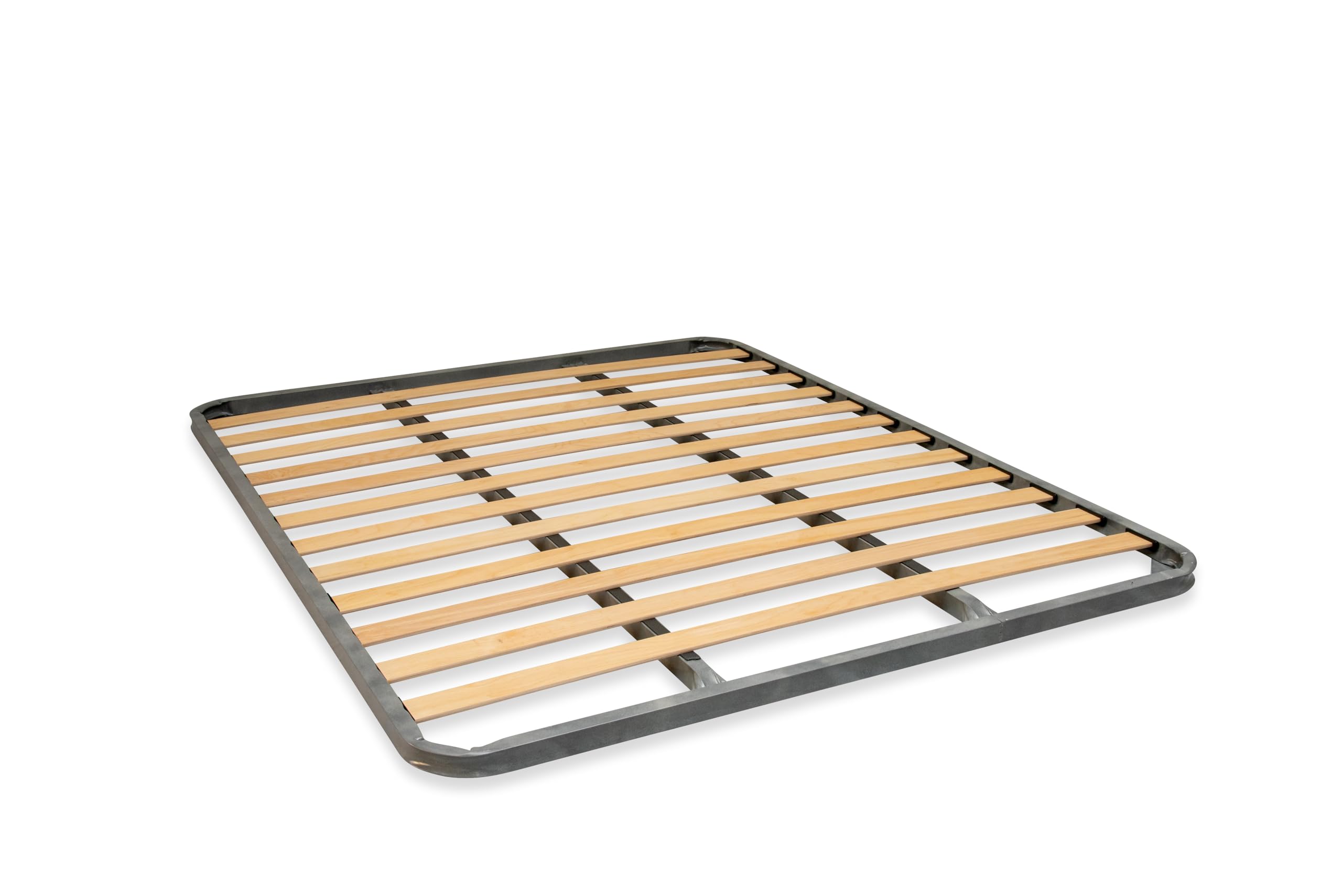 Bed Store SISTEMI RIPOSO Rete Da Appoggio Senza Piedi Doghe Strette Matrimoniale 160X195 Ortopedica Doppio Rinforzo