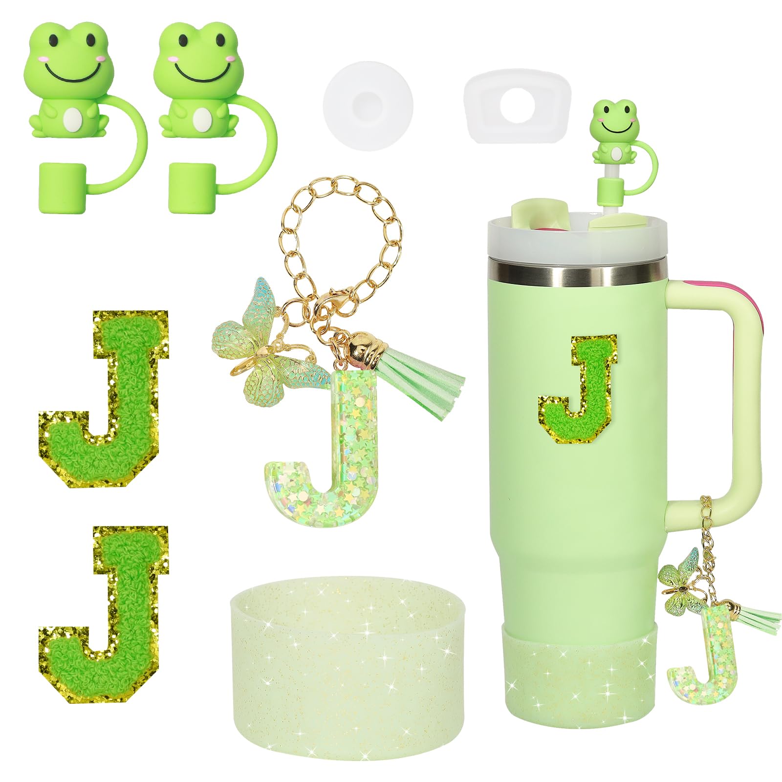 Amazon.com | Liangang 8PCS Green Cup Accessories Set For Stanley