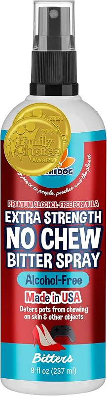 Repelente em Spray Amargo para Cães Bodhi Dog, Sem Álcool, 2 em 1 para Roer e Lambedura, 240 mL