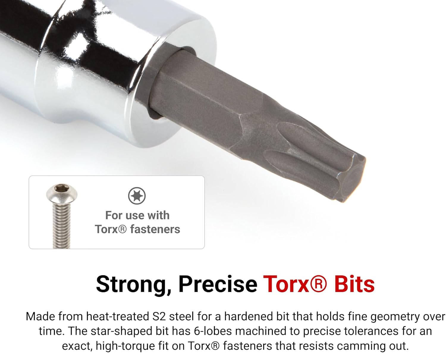 Strong, Precise Torx Bits