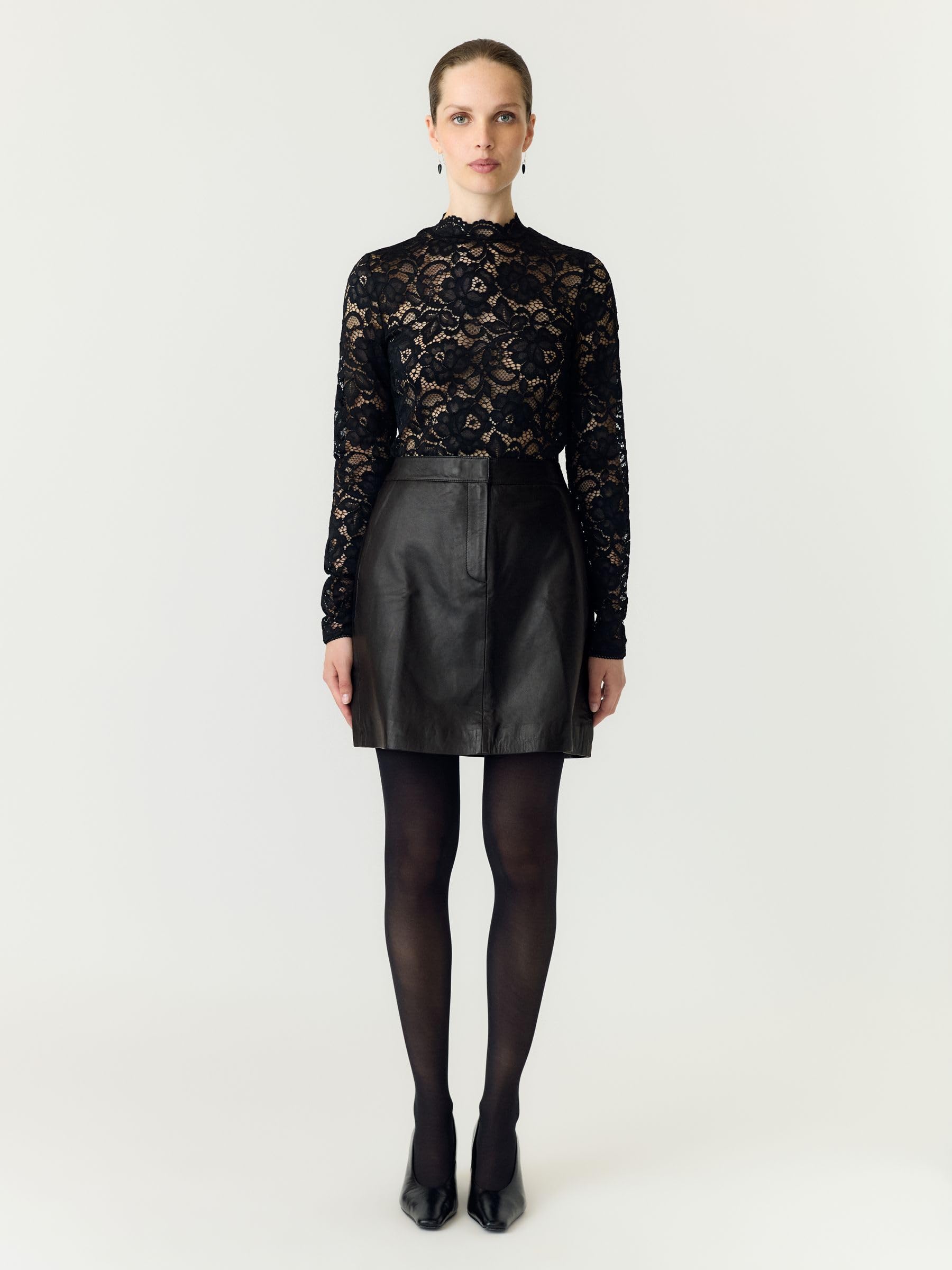 Yas Yas Lyma Hmw - Skirt in Pelle Noos Gonna Donna (Pacco da 1)