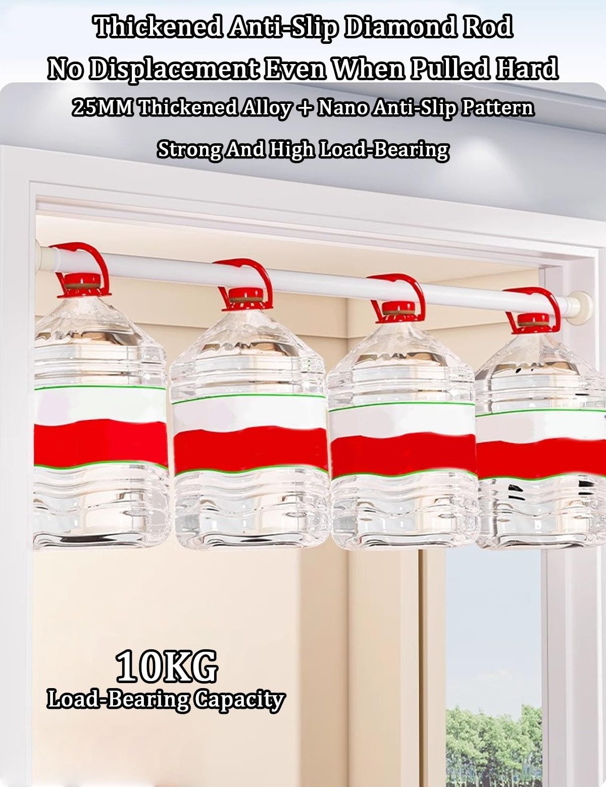 Tende Termiche Isolanti per Interni, Tenda Termica Isolante Freddo e Caldo PVC Trasparente, Tenda per Porta Ingresso con Asta Telescopica, Porta Inverno Impermeabile