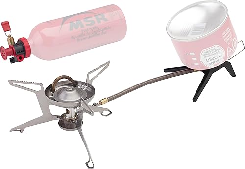 Miniatura 2 de MSR WhisperLite Estufa híbrida universal compacta de combustible para acampar y mochilero