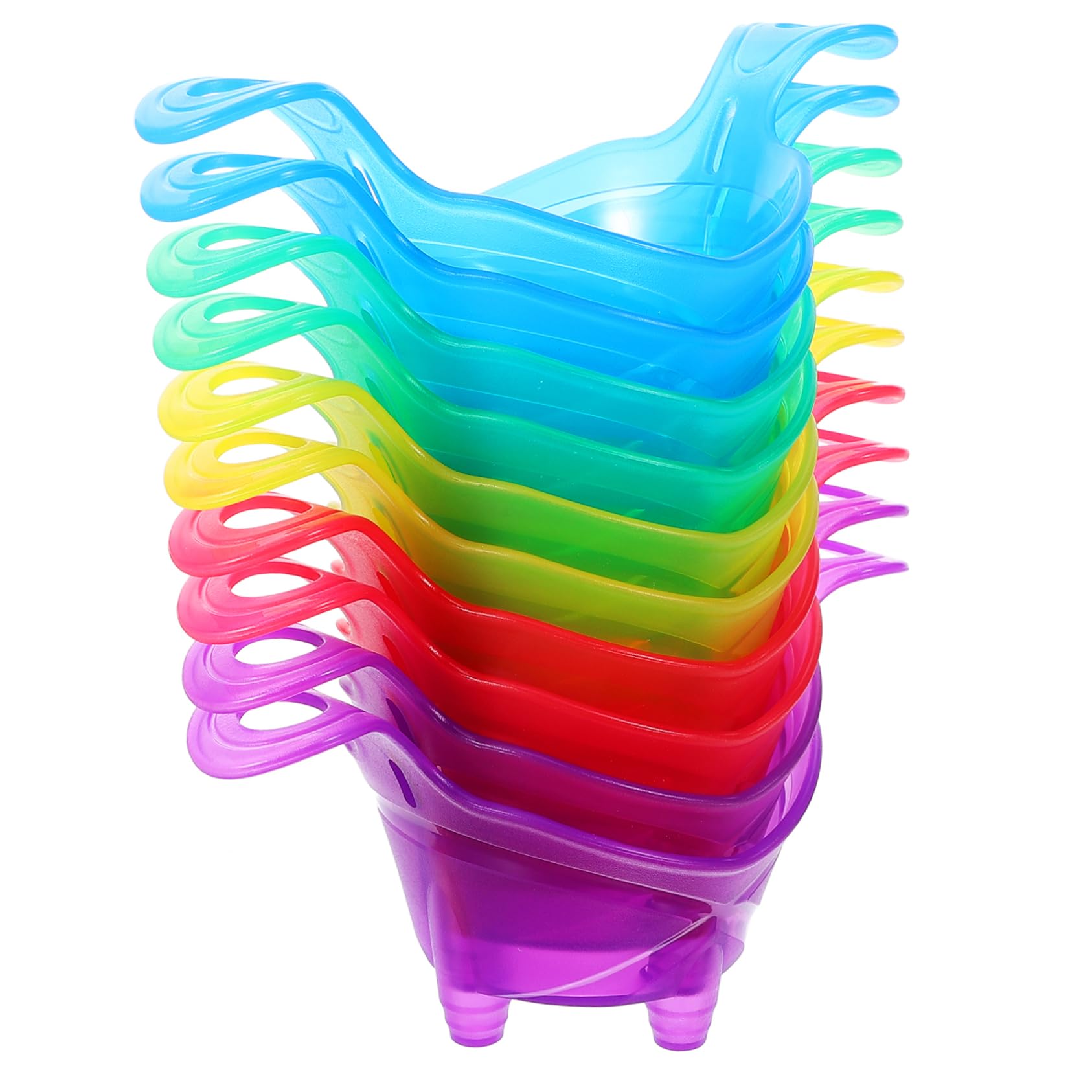 BRIGHTFUFU 10pcs Muffin Cup Puffs Pudding Cups Dessert Cups Delicate Dessert Cup Replaceable Tiramisu Cup Dessert Cup Small Mousse Cups Replaceable Dessert Cup Party Pudding Cup Plastic