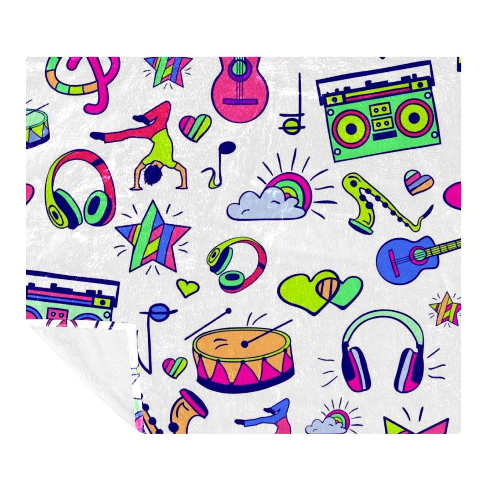 Coperta in pile punk Street Dance Music