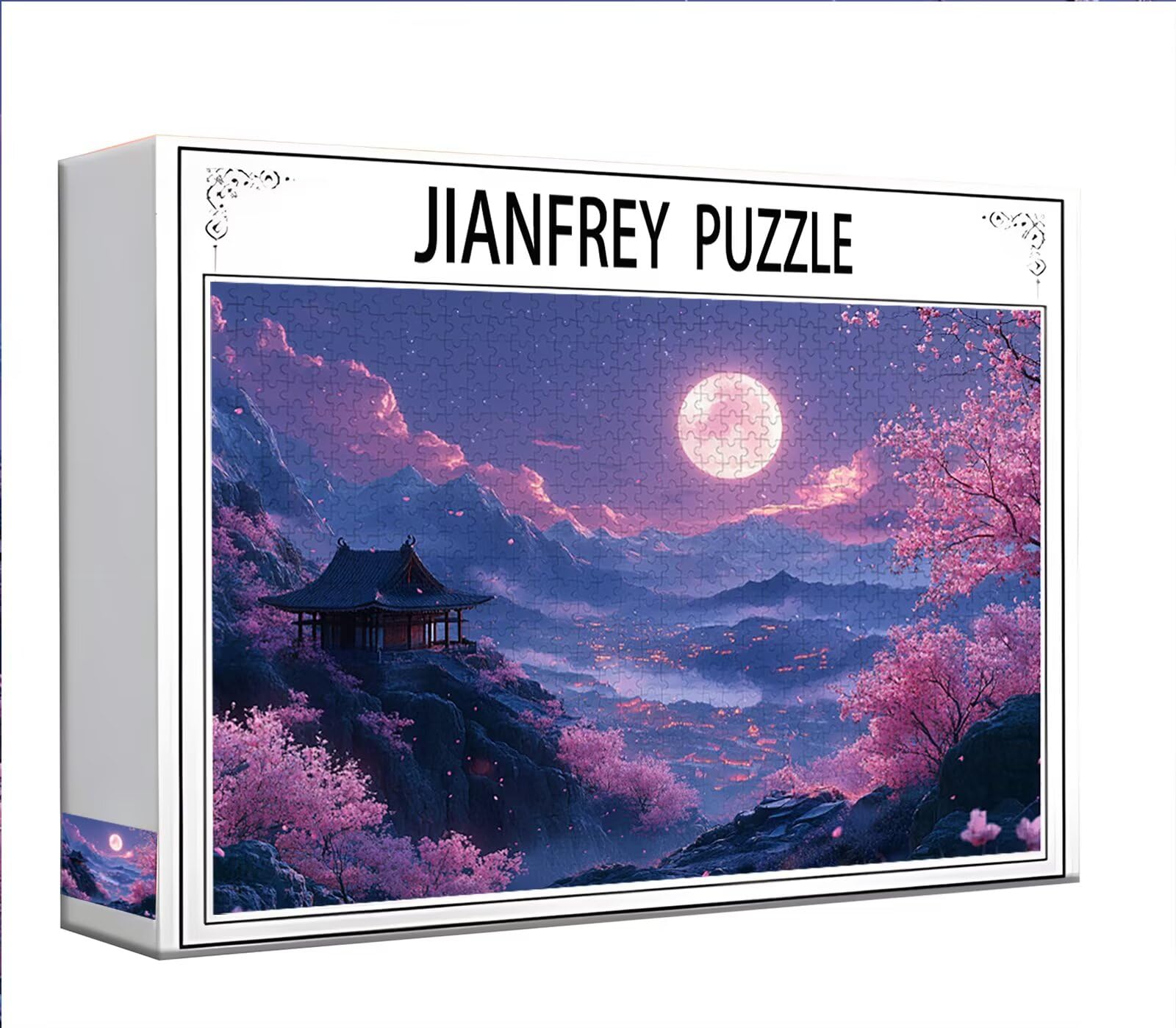 Puzzle 4000 Piezas Adultos Puzzle Luna Primavera Rompecabezas Adultos XXL 140 x 87cm, Impossible Rompecabezas, Jigsaw Arte Juego Educa Familiar Aliviar El Estrés, Regalos para Hombres y Mujeres A-7