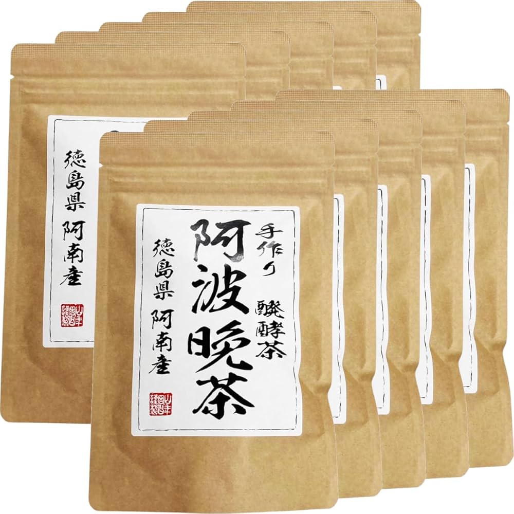 阿波番茶 (晩茶) 100g×4袋セット 徳島県産　後発酵茶 2025年新茶】阿波番茶100g 立石園 徳島 後発酵茶 阿波晩茶