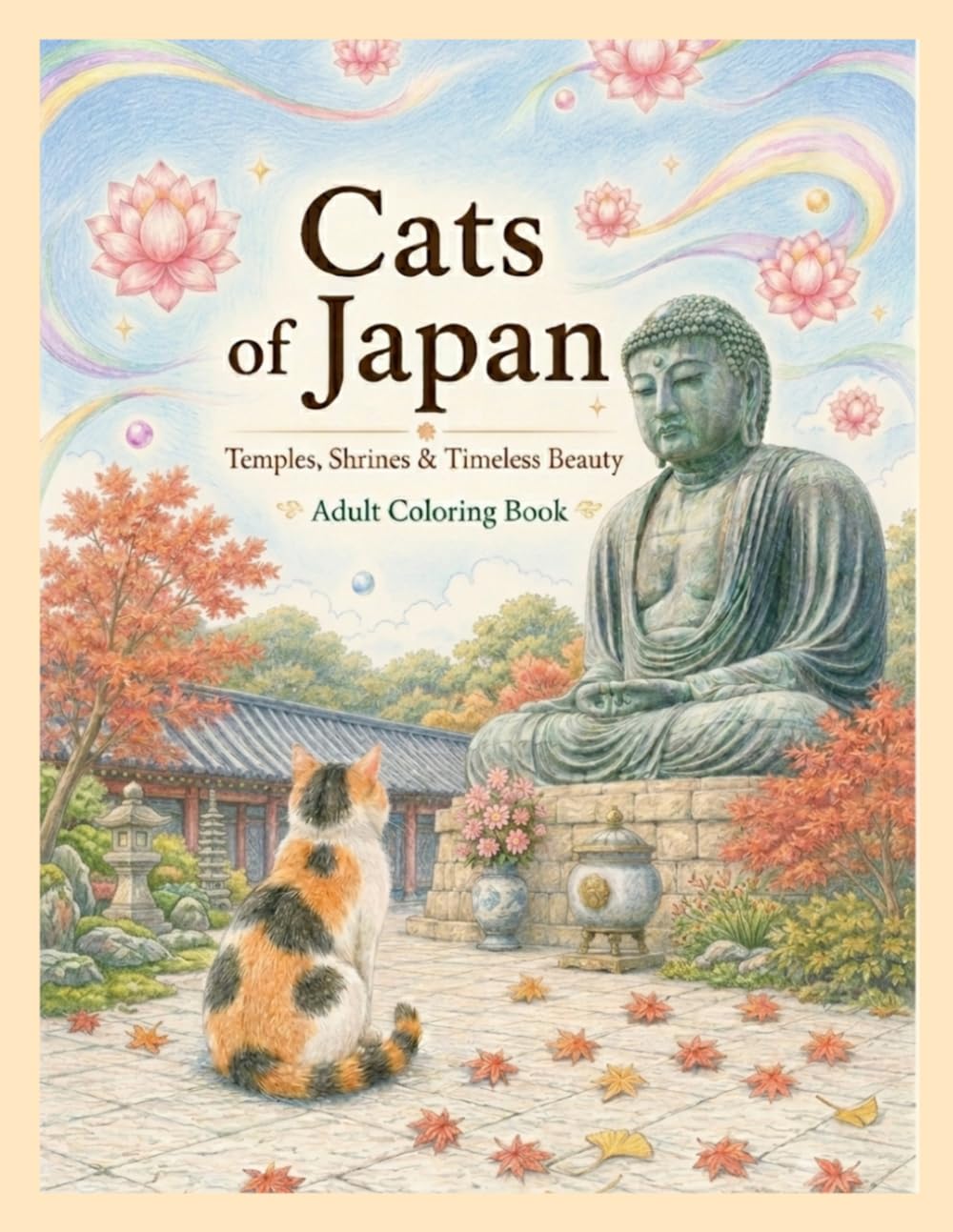 Cats of Japan Japanese Temples, Shrines, Great Buddha, Mindfulness, Relaxation & Stress Relie: Japanese Temples / Shrines / Great Buddha / Adult ... / Mindfulness / Relaxation / Stress Relief