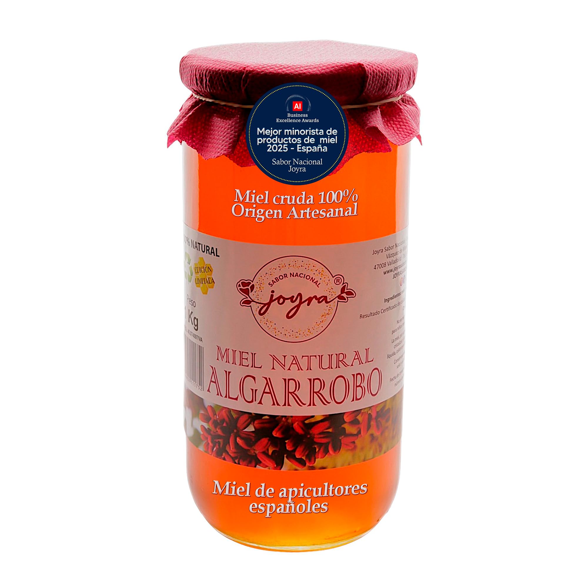 Miel Cruda, 100% MIel Pura de Abeja. Natural y Artesanal. 27 Variedades de sabores, APICULTURA ESPAÑOLA. Sin Pasteurizar, conservan Polen, Enzimas y Antioxidantes. (1 KG, Miel de Eucalipto) — view 14