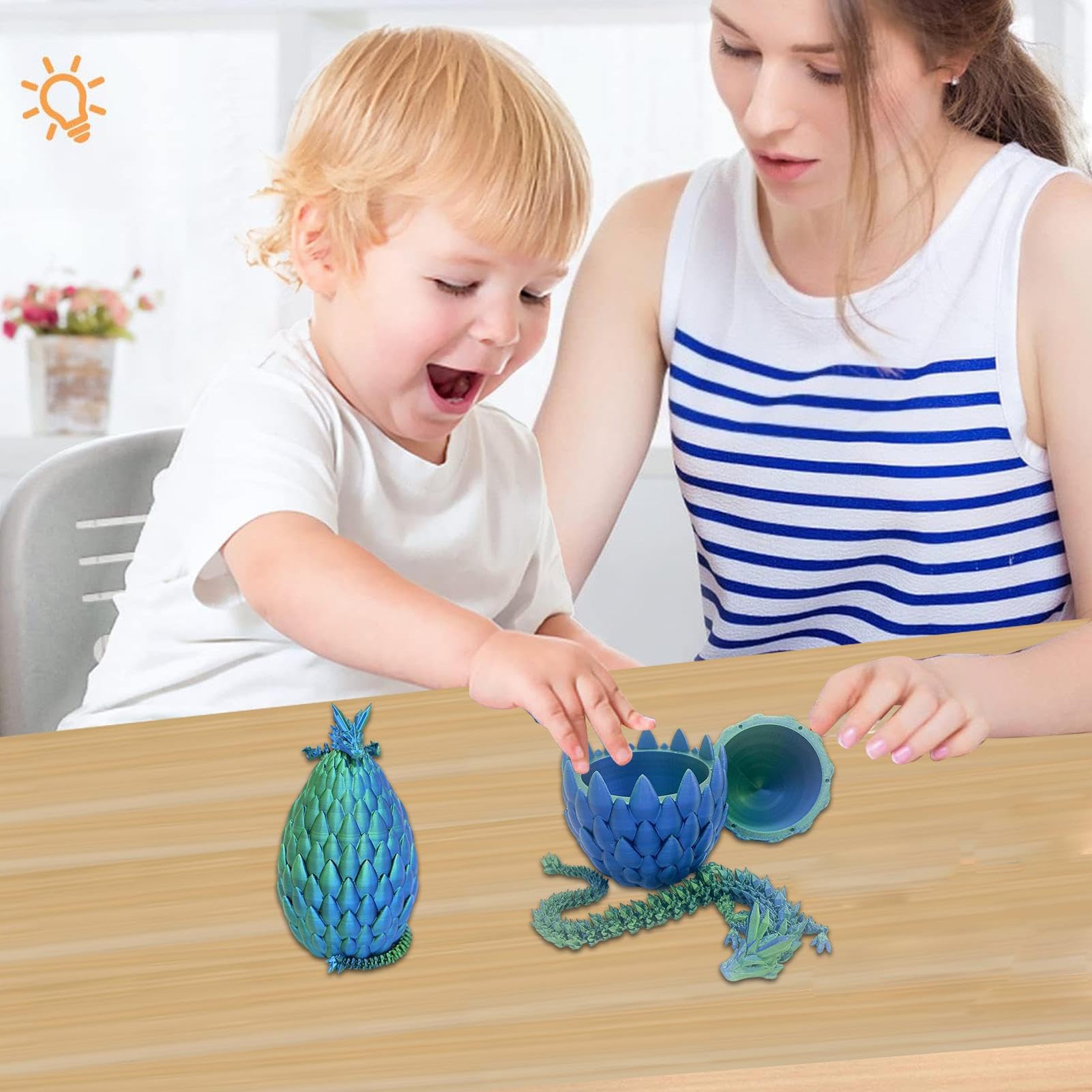 Beweglicher Kristall-Drache - Flexibles Zappelspielzeug Für Büro & Dekoration